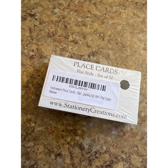 Halloween RIP Gravestone Flat Style Place Cards - Picture 3 of 3